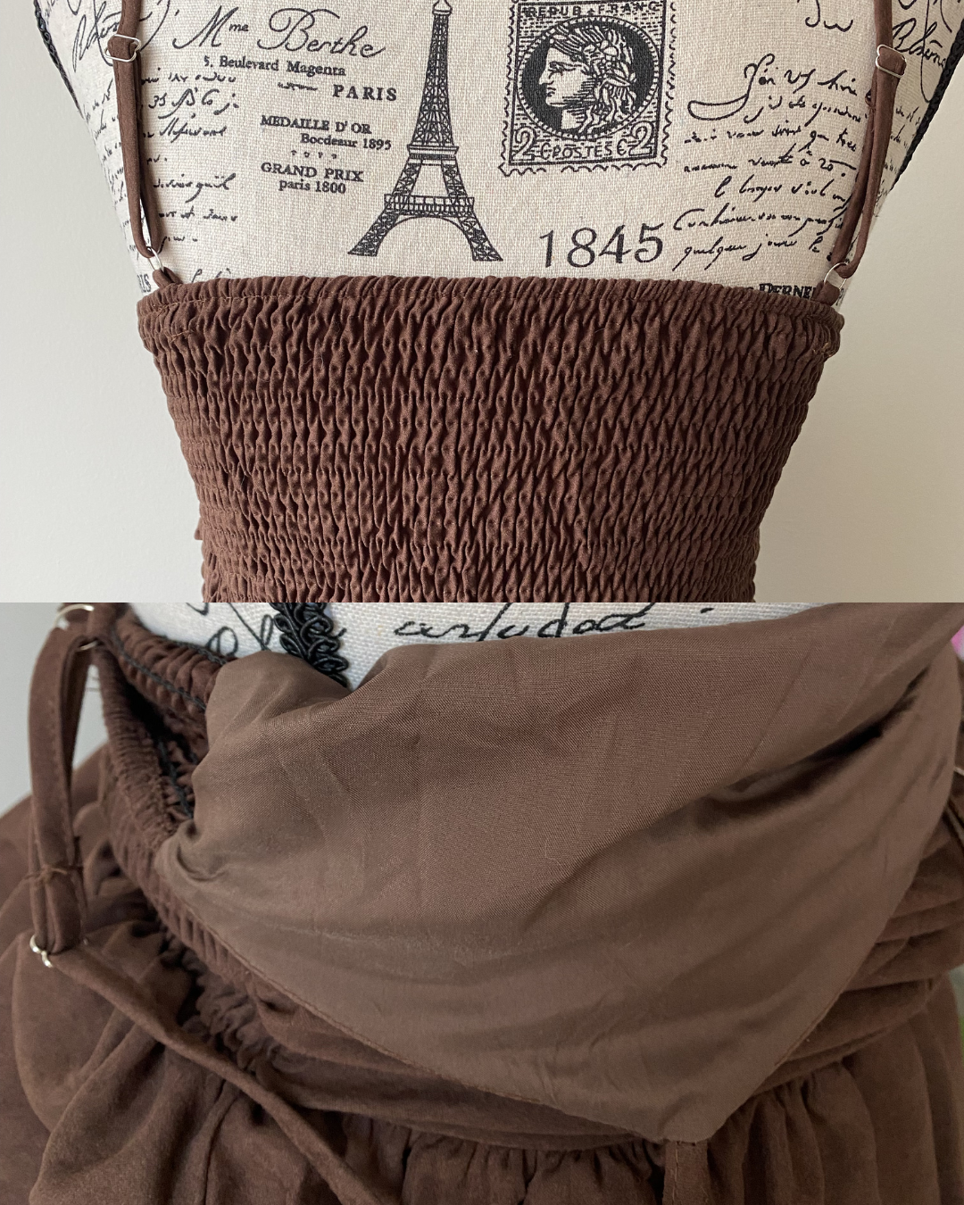 Vestido corse con vuelitos