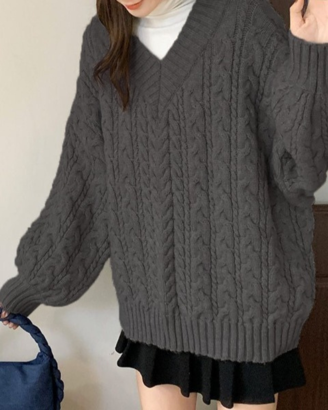 Sweater trenzado