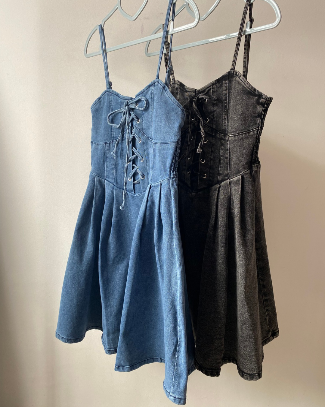 Vestido corse denim
