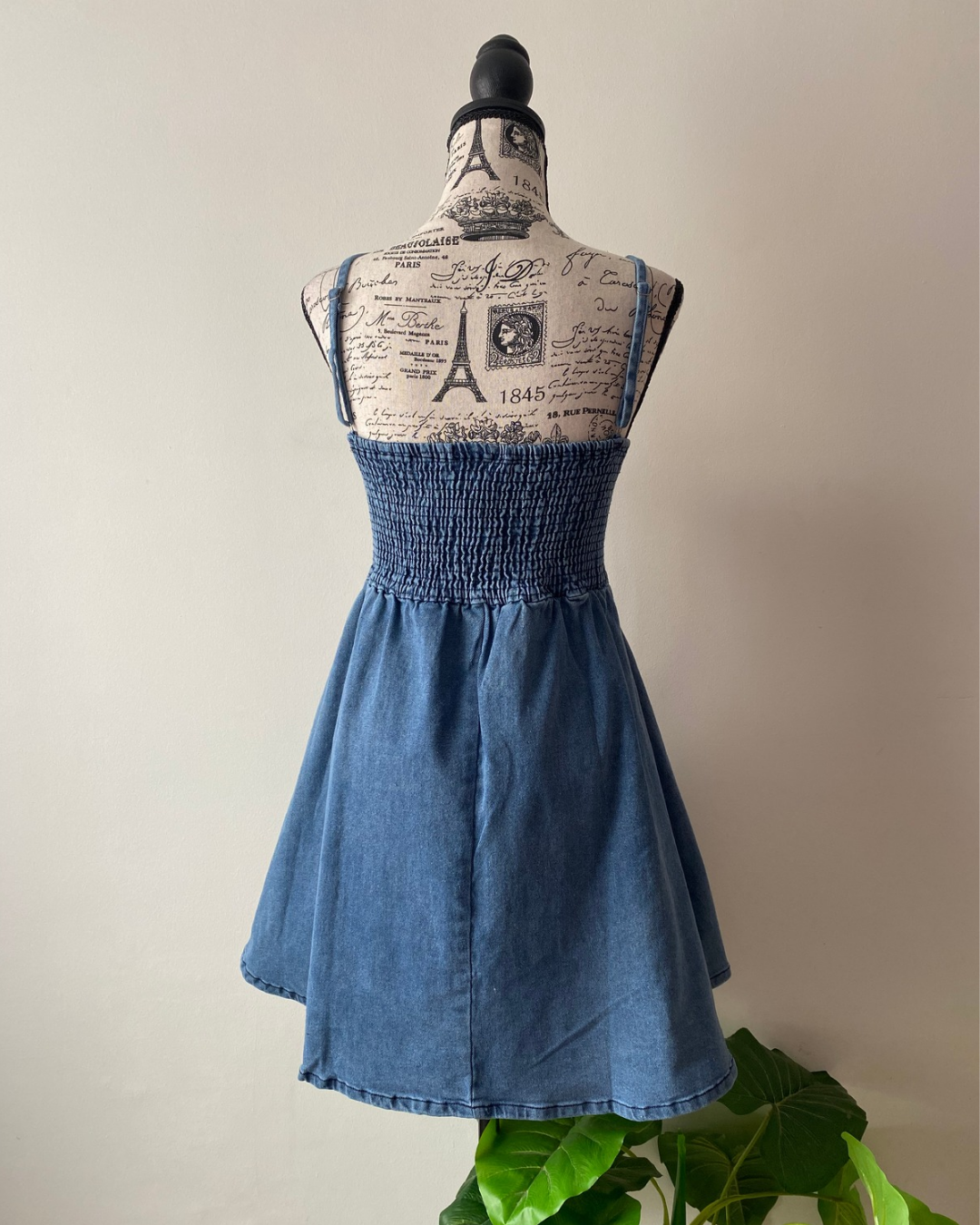 Vestido corse denim
