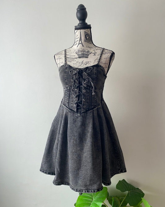 Vestido corse denim
