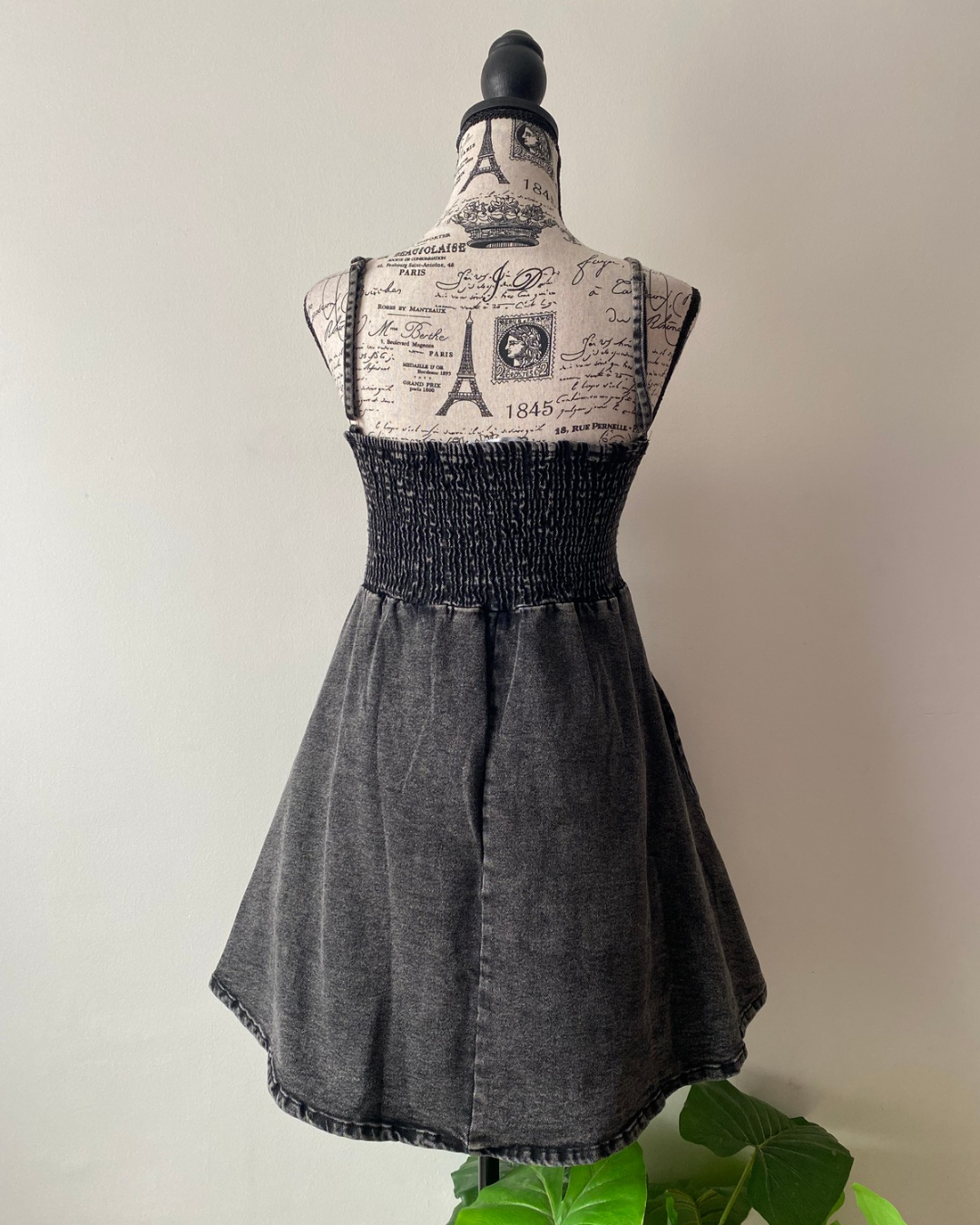 Vestido corse denim
