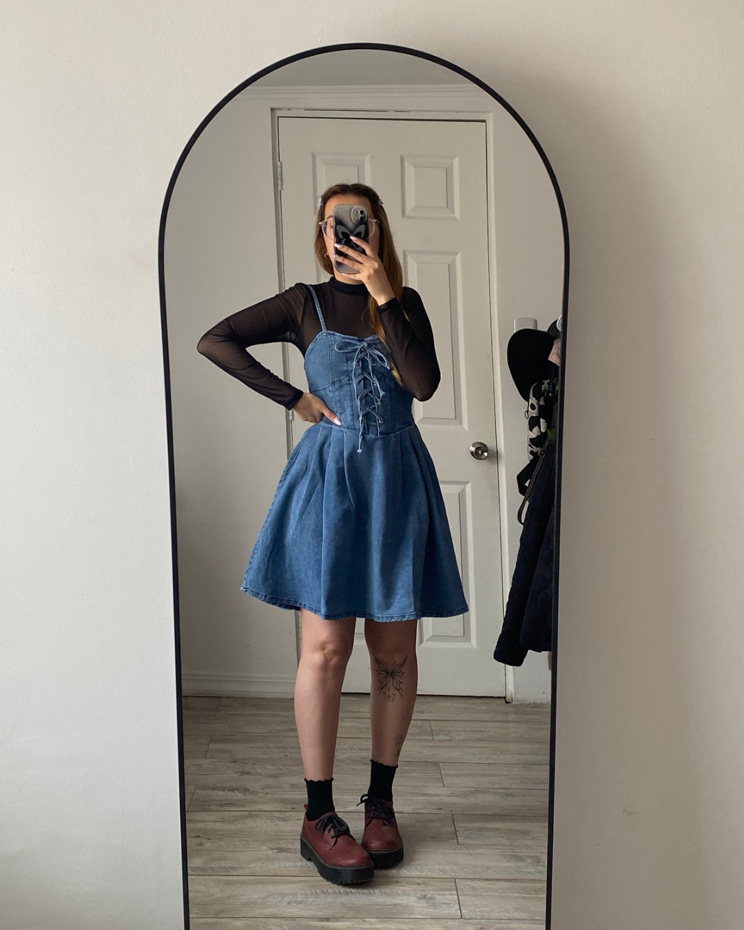 Vestido corse denim