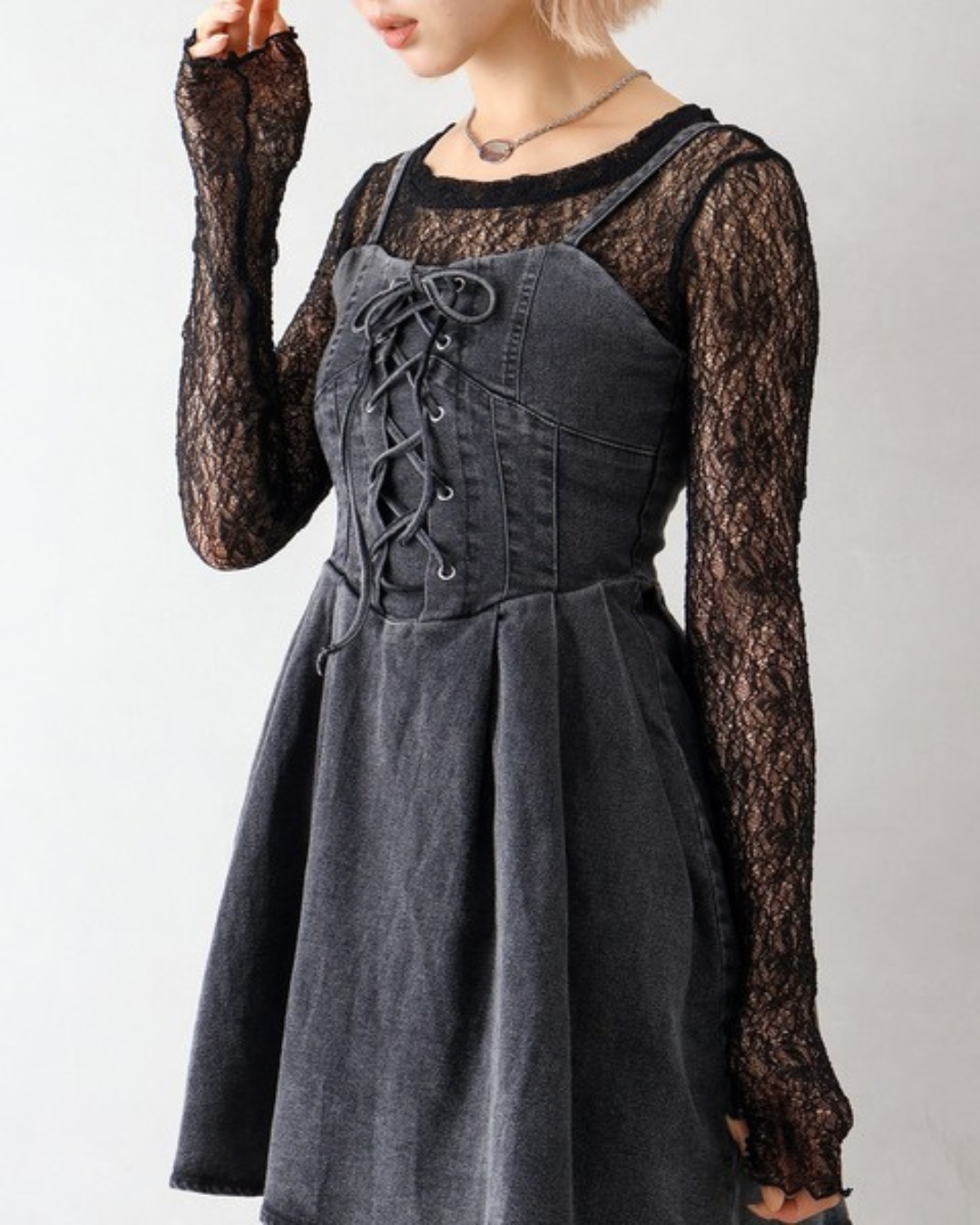 Vestido corse denim