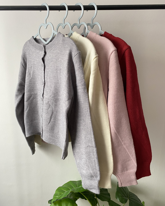 Conjunto mini cardigan ribbon