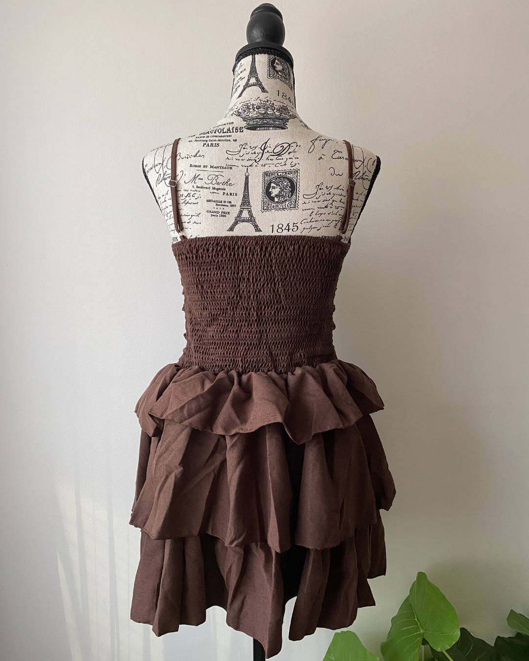 Vestido corse con vuelitos