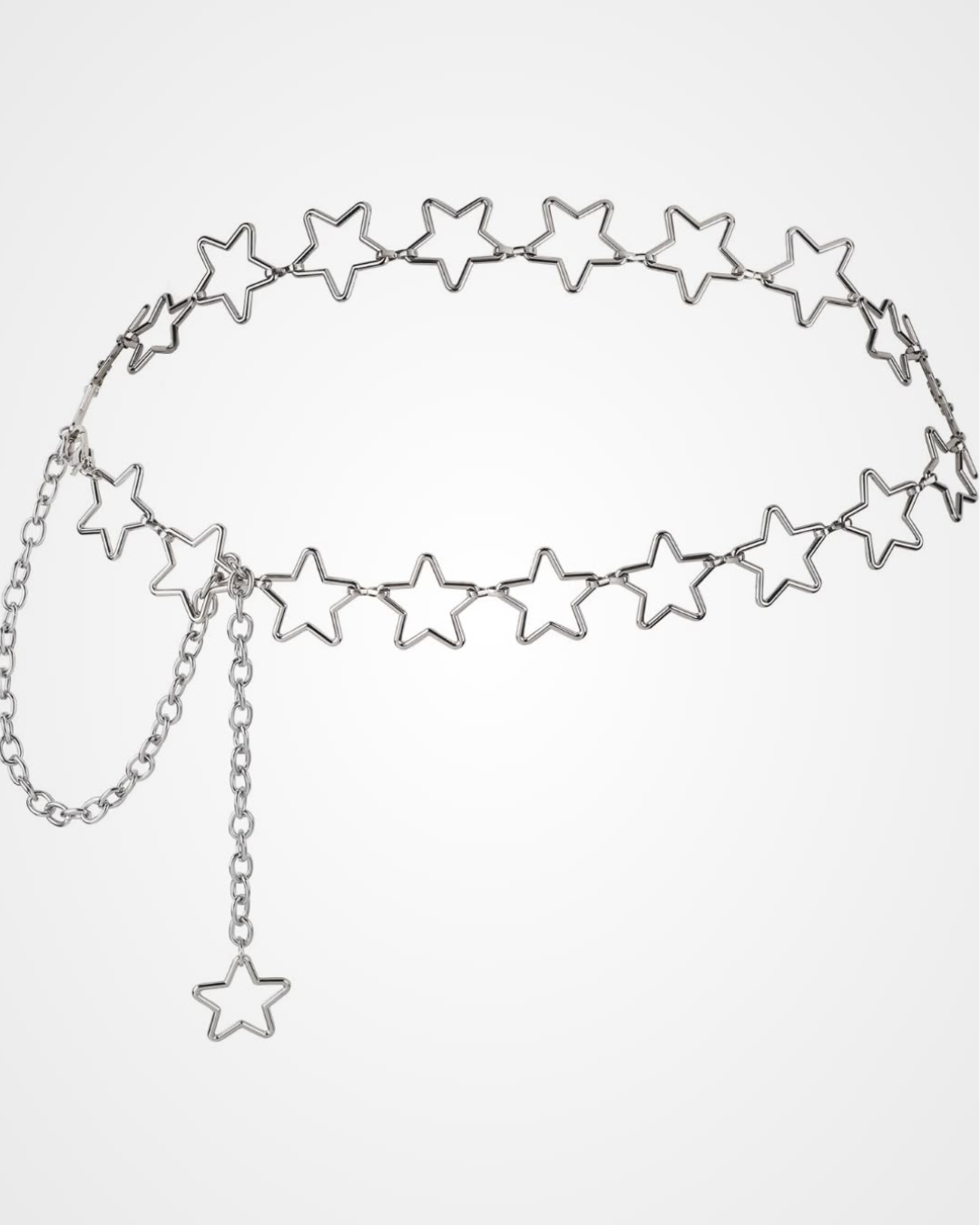 Cinturon cadena estrellas