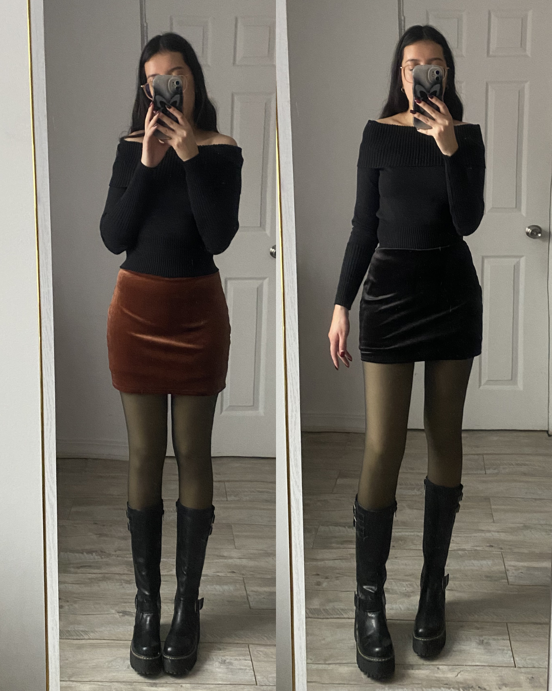 Falda Velvet