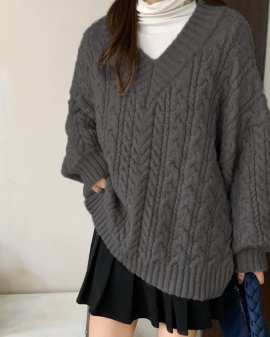 Sweater trenzado