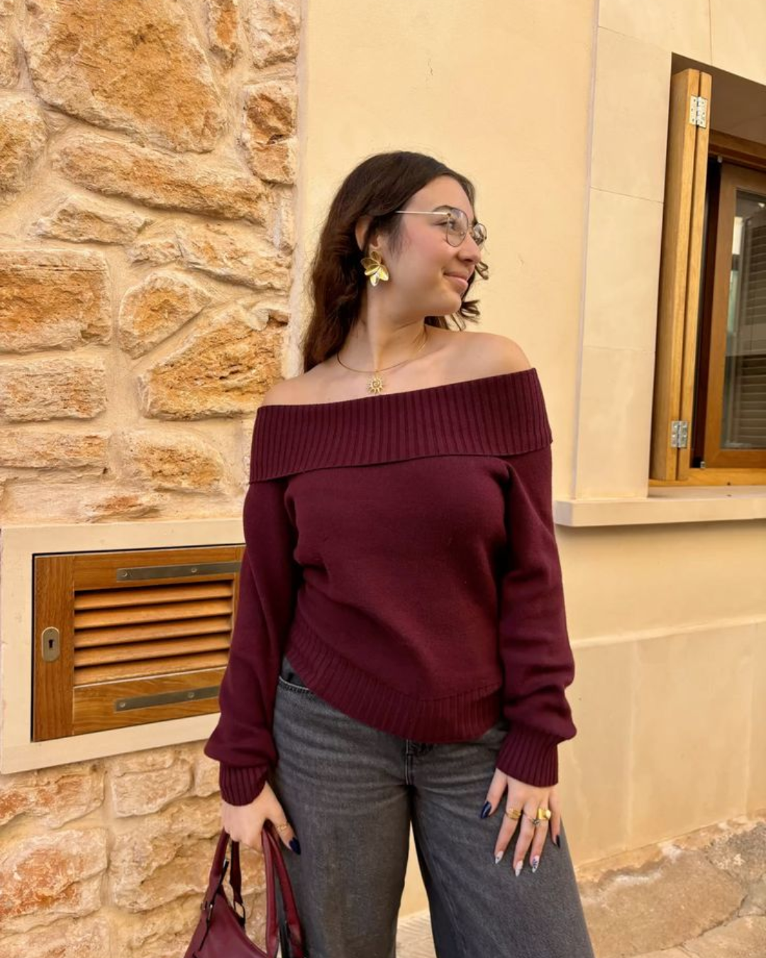 Sweater Off Shoulder