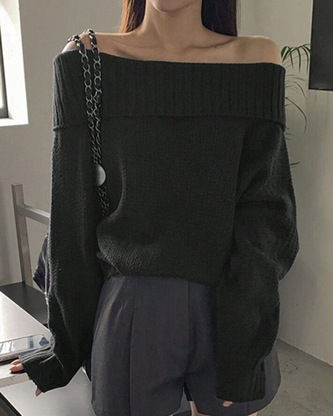 Sweater Off Shoulder
