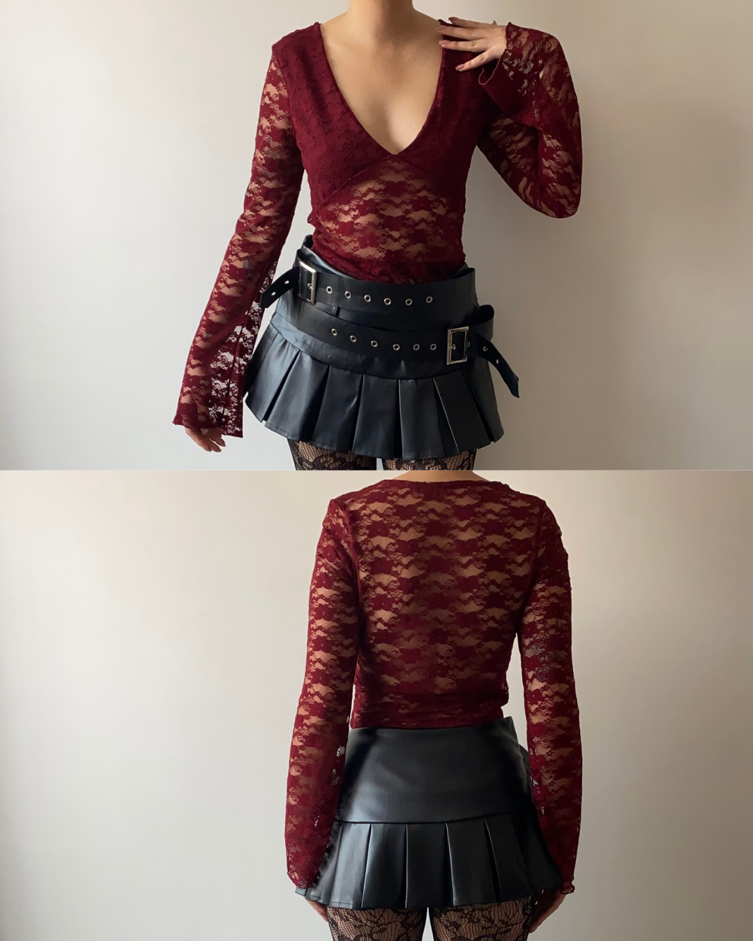 Camiseta encaje