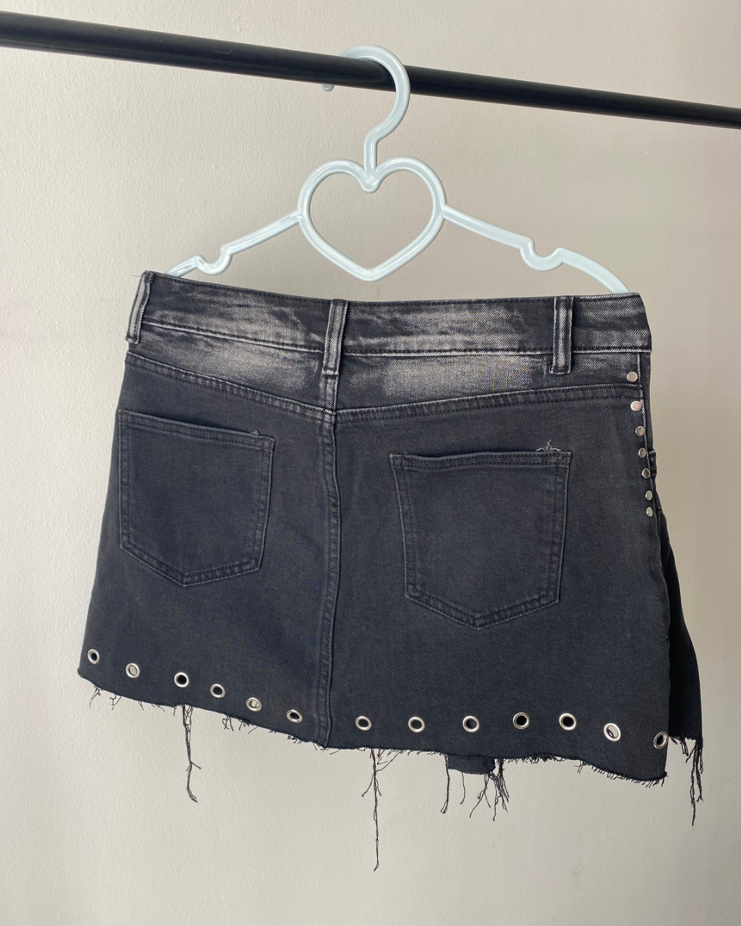 Falda jeans estilo Y2k